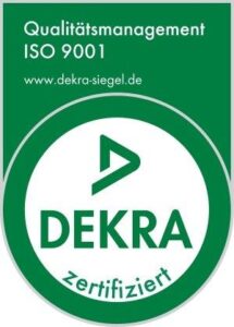 Dekra - ISO 9001 Zertifikat - Siegel
